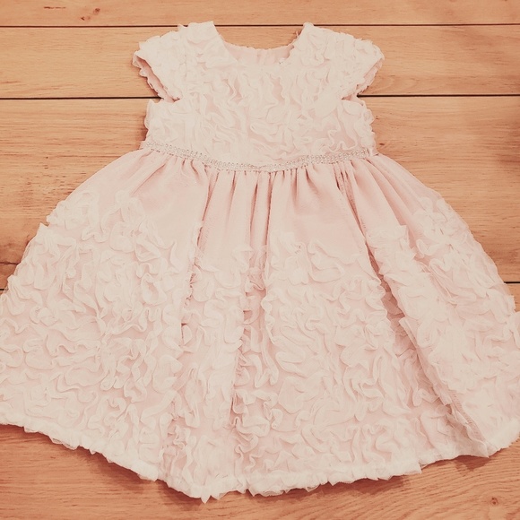 Sweet Heart Rose Other - Sweet Heart Rose Pink & White Ribbon Detail Dress